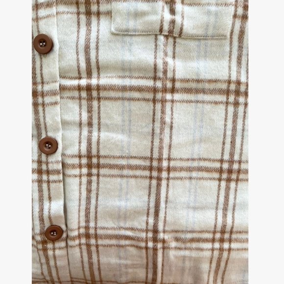 (NWT) Flannel Plaid Shirt / Light Shacket - Picture 4 of 4